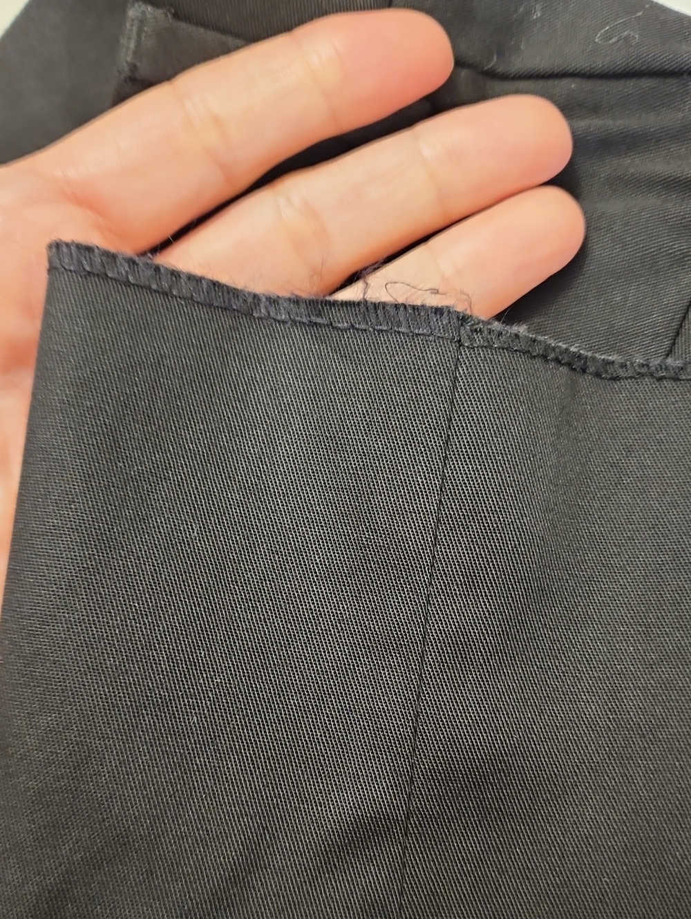Tundra Plain Front Black Pants Classic Italy Made Business Casual Men's size 34 - Picture 7 of 9